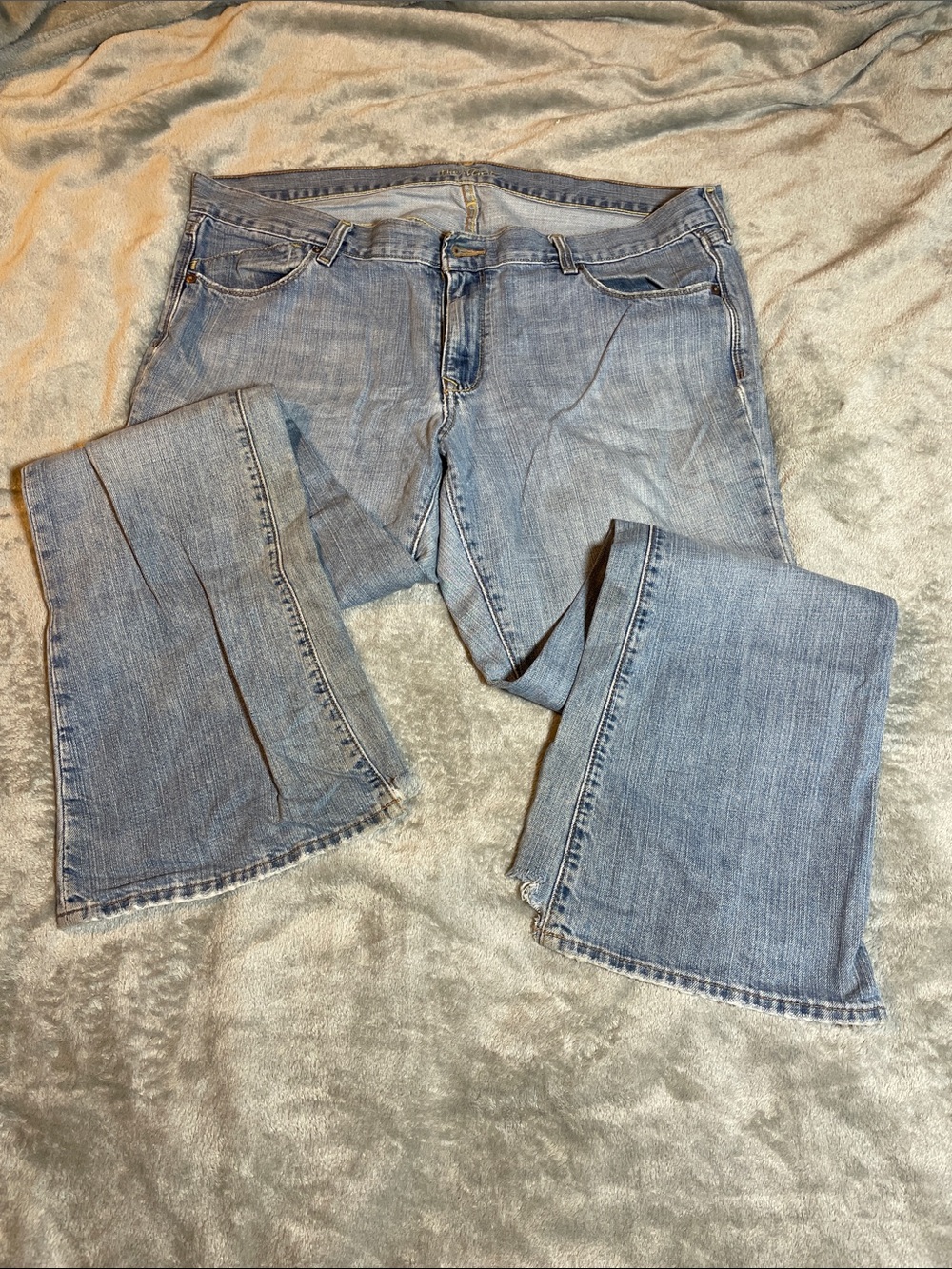 The Flirt Distressed Bootcut Jeans